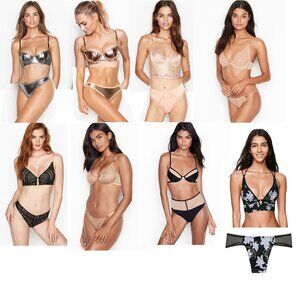 Victoria's Secret bra bralette bustier  panty set bundle lot